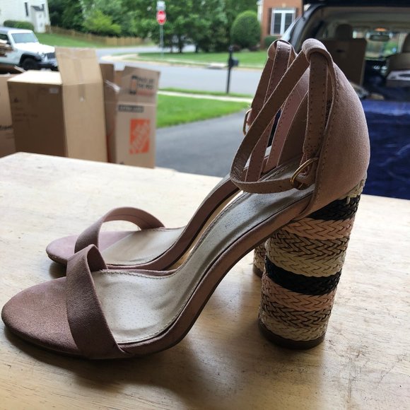 Pink Open Toed Heel - Picture 2 of 4